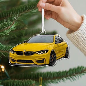 Personalized Car Photo Ornament: Acrylic New Car Gift