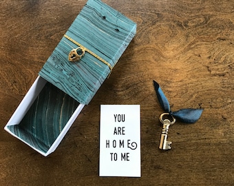 You are Home to Me Message Box and Gift Bag