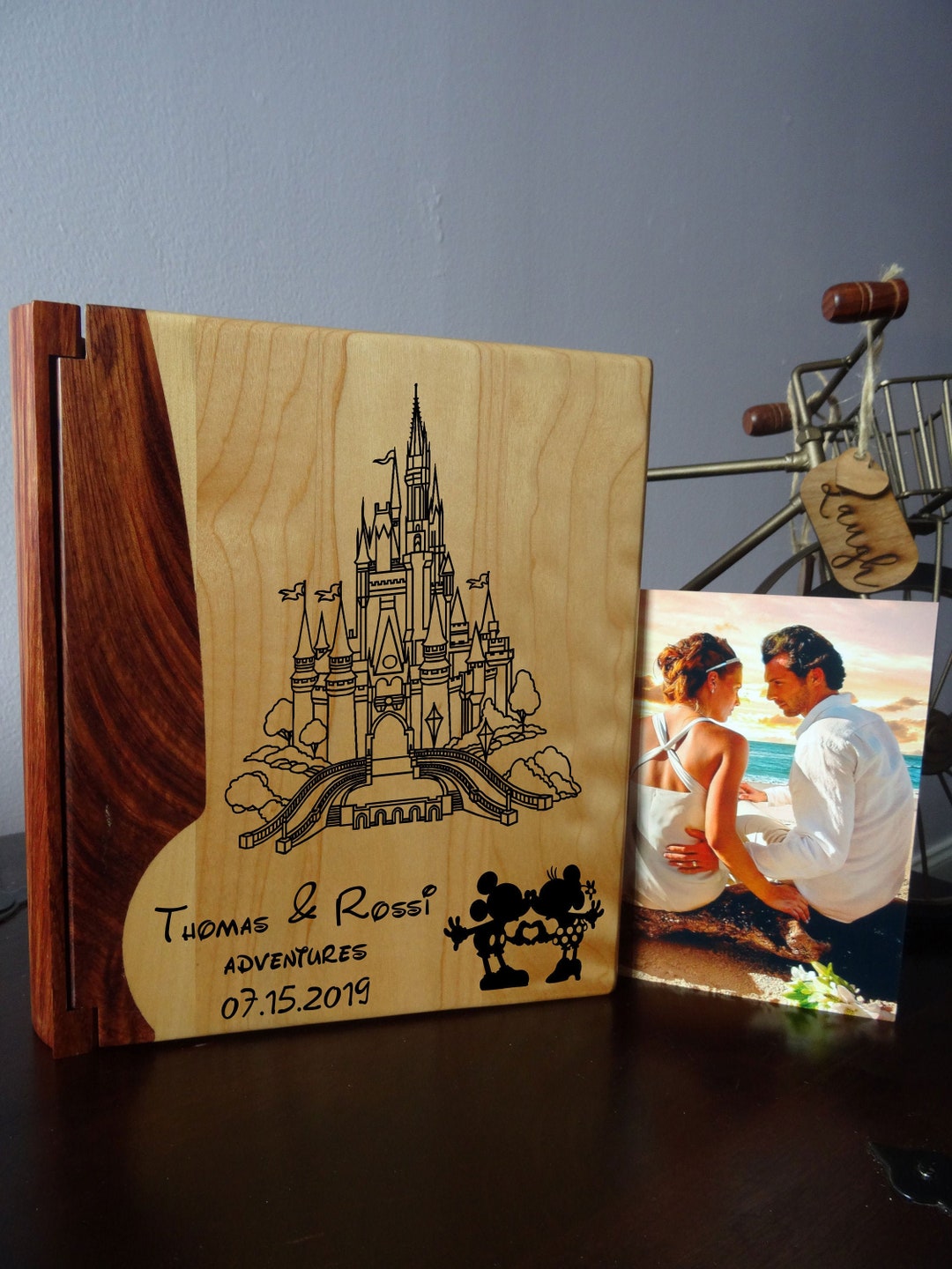 Disney, Mickey & Minnie Photo Album, Custom Photo Album, Personalized