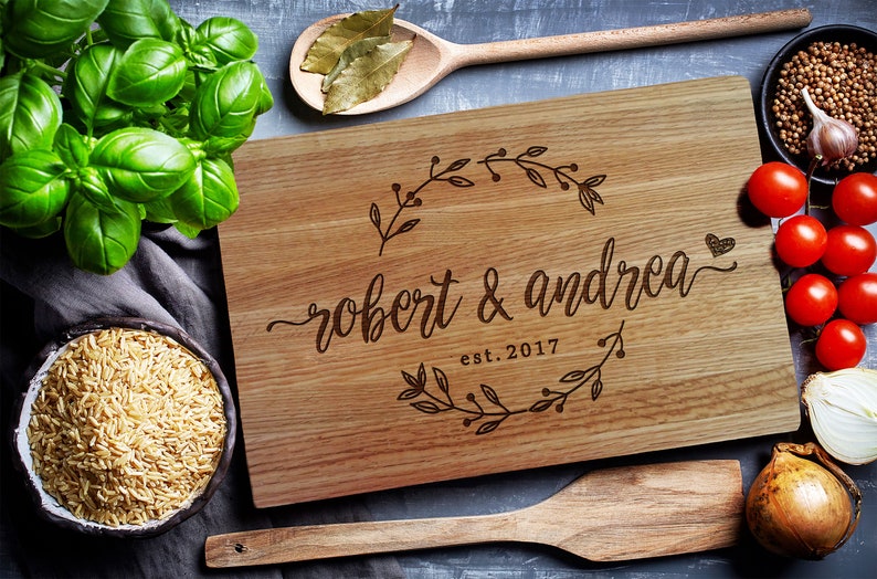 New Home Gift, Real Estate Closing Gift, Housewarming Gift, Personalized Cutting Board, Wood Cutting Board, Realtor Logo Advertising 209 image 2