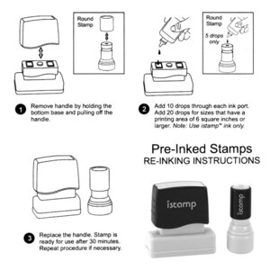 Custom Address Rubber Stamp SELF INKING Stamp Style 1280K Personalized Wedding Stamper image 3