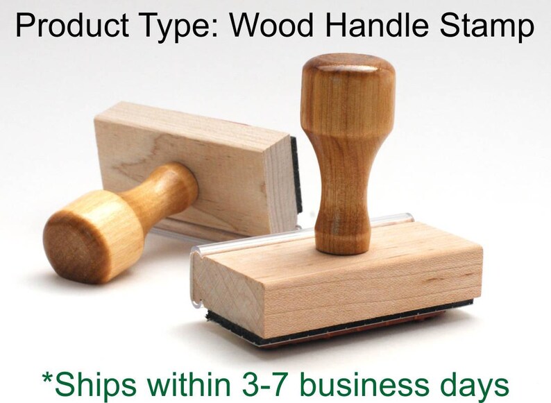 Custom Wood Handle Stamp Return Address Rubber Stamp Etsy UK