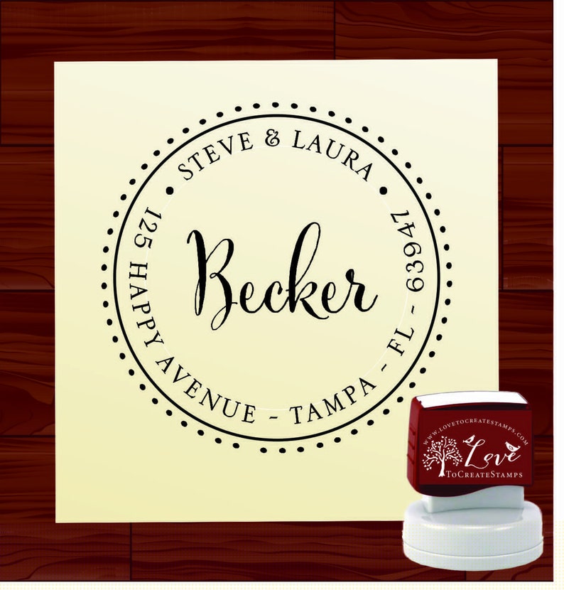 Custom Return Address Stamp Custom Return Address Stamp