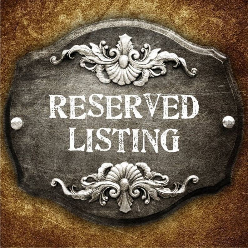RESERVED LISTING for Kimberly Smith image 1