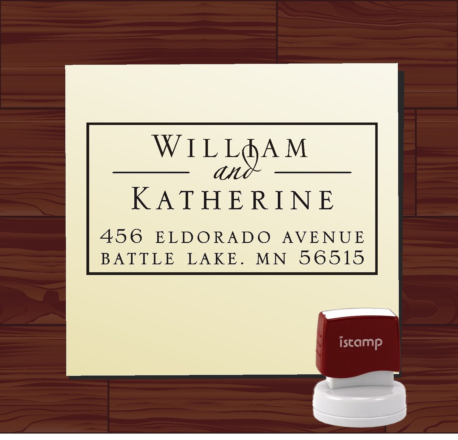 Address Stamp for Wedding Invitation Envelopes, Return Address Stamp,…
