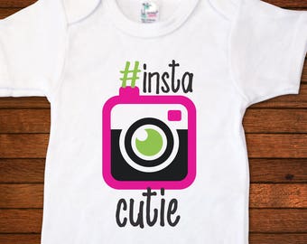 InstaCutie Bodysuit - Funny Baby Gift