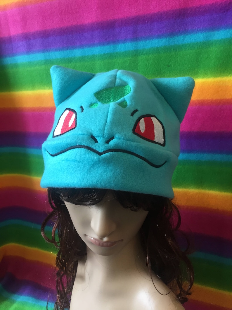 Pokemon Bulbasaur Fleece Cap Hat Beanie Etsy