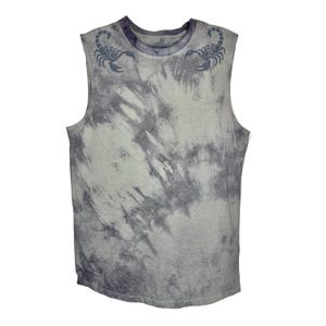 REFLECTIVE SCORPIONS on Gray with Black Lightning Dyed Tshirt.