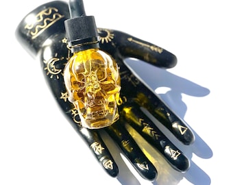 ODIN Face and Beard Oil Jojoba Black Castor Bergamot Pine