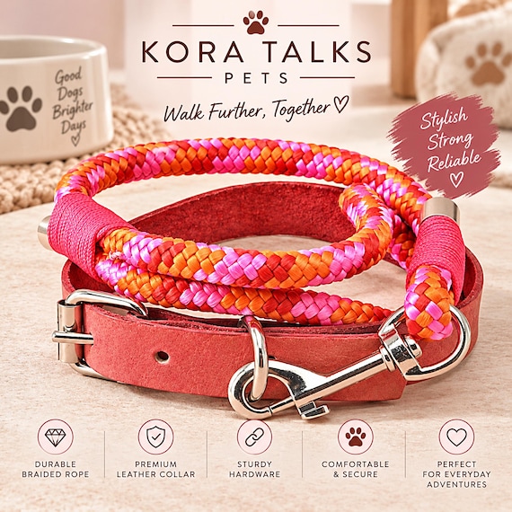 10mm Paracord Dog Leash For Medium Large Dogs Colorful Dog Mom Gift Rescue Dog Walking Lead Outdoor Adventure Pet Gear