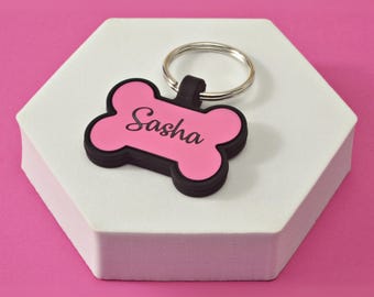 Custom Silicone Pet Tag: Engraved Dog & Cat ID, Waterproof