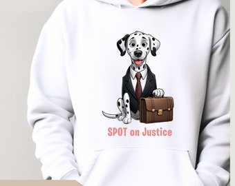 Dalmatian Lawyer Art, Funny Attorney Dog Cartoon, Printable Art Wall Decor Mug T-Shirt Candle