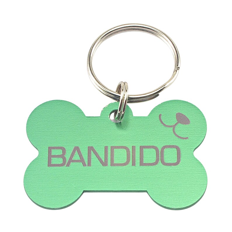 Colorful Engraved Dog ID Tag Pet Collar Safety Tag Dog Mom Gift Dog Dad Gift