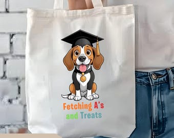 Beagle Student Cartoon Art, Funny Dog Back to School (Digital Download), Wall Art Kids Room Decor