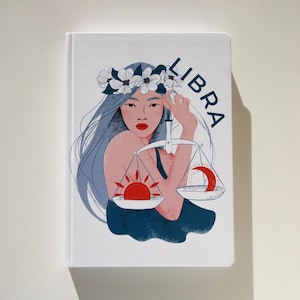 Astrology Journal for Libra Zodiac Sign Birthday Gift Gratitude Notebook Spiritual Journal for Women Horoscope Gift for Libra Halloween Gift