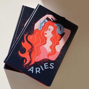 Astrology Journal for Aries Stylish Spiritual Journal Perfect Zodiac Sign Birthday Gift Gratitude Journal Personalized Hardcover Notebook