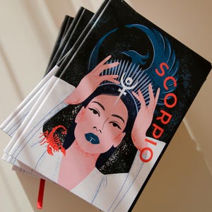 Astrologie dagboek Schorpioen Hardcover dagboek met alle sterrenbeelden Uniek dierenriemcadeau voor astrologieliefhebbers Schorpioen geboortedatumcadeau