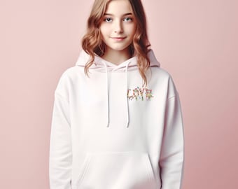 Felpa con cappuccio per bambini / Maglione per ragazzi / Felpa in misto cotone e poliestere / Comoda da indossare tutti i giorni