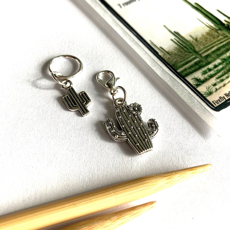 Cactus stitch marker packs image 4