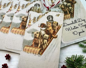 Hund Geschenkanhänger – Set mit 10 Anhängern