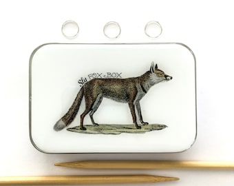 Sly fox tin LARGE,  Notions tin (024)