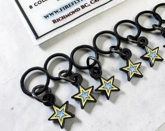 Star Pack Enamel Stitch Markers