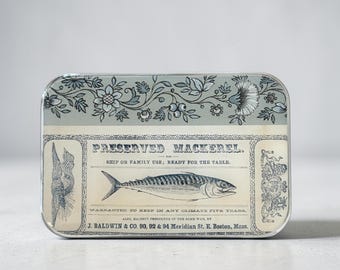 Tinned fish notions tin