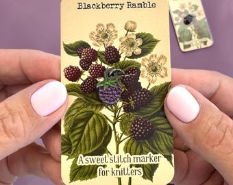 Blackberry Ramble Stitch Marker