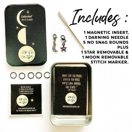 Knit Notions Kit Six Piece Set Knitting Gift Etsy