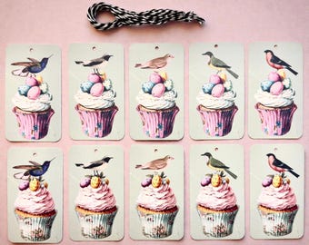 Birthday Birds | Vintage-Inspired Birthday Gift Tags