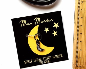 Custom Firefly Notes Moon stitch marker