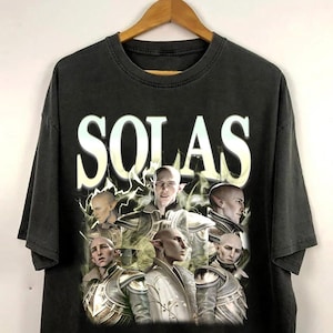 Graphic Solas Dragon Age Vintage 90s Bootleg Shirt, Solas Shirt Solas Dragon Age Sweatshirt The Veilguard Video Game Hoodie Retro Gaming Tee