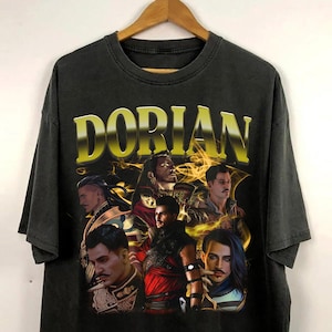 Graphic Dorian Pavus Dragon Age Dorian Vintage 90s Bootleg T-shirt, Dorian Dragon Age Sweatshirt Shirt Video Game Dorian Pavus Hoodie Gaming