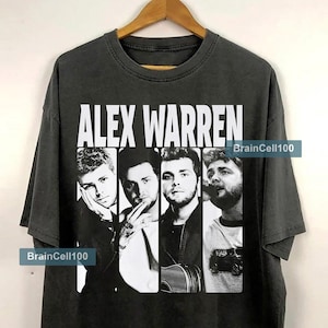 Grafische Alex Warren Tour Vintage T-shirt jaren 90, retro Alex Warren-shirt, Alex Warren Merch, Cheaper Than Therapy Tour 2025, muziekfanshirt