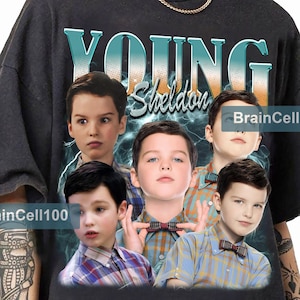 Graphic Young Sheldon Vintage 90s Bootleg T-shirt, Young Sheldon Shirt Sweatshirt Retro 90s Movie Shirt Vintage Young Sheldon Homage Shirt