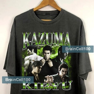 Graphic Kazuma Kiryu Yakuza Vintage 90s Bootleg T-Shirt, Retro Kiryu Yakuza Shirt Vintage Yakuza Like A Dragon Shirt Yakuza Game Streetwear