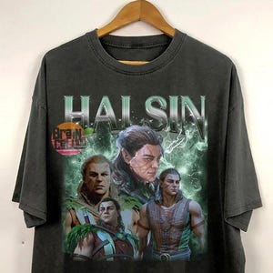 Graphic Halsin Baldurs Gate 3 Vintage 90s Bootleg T-shirt, Baldurs Gate Sweatshirt, Baldurs Gate Shirt Retro Baldurs Gate Hoodie Video Game