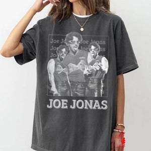 Joe Jonas Comfort Colors Tshirt, Vintage 20-jähriges Jubiläum von Jonas Brothers, Living The Dream Tour 2025 T-Shirt, Jonas Brothers Shirt, Jonas Fan