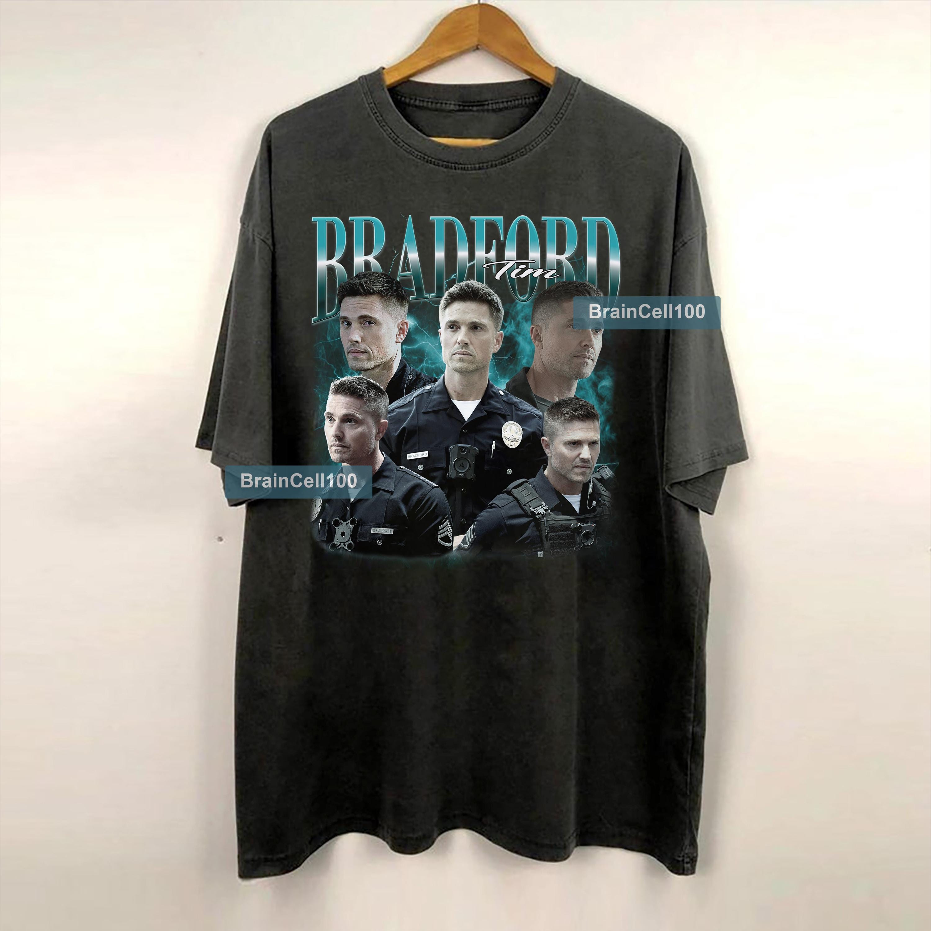 Vintage 90s Tim Bradford the Rookie Bootleg T-shirt, Retro
