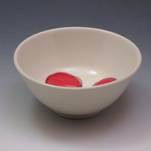Small porcelain bowl hand painted with cherries image 8