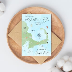 Réservez le modèle pour date | Mariage à Cape Cod | Modification dans Canvas