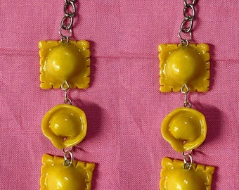 Miniature Food Keychain| Pasta Noodles Food Keychain |Fun Keychains | Handmade Gift |Dinner Keychain| Unique Keychain | Cute Keychain