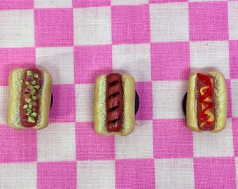 Fridge Food Magnet | Hot Dogs Magnet | Kitchen Decor |  Realistic Fake Miniatures | Handcrafted Gift | fake food | Cool Fridge Magnet