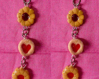 Miniature Food Keychain | Italian Cookie Food Keychain |Pastry Keychain | Handmade Gift | Dessert Keychain | Cute Keychain | Unique Keychain