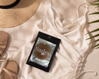 Nipple Covers for Resort Wear, Reusable Silicone Breast Covers, Near-Invisible No-Show Coverage for Vacation Outfits