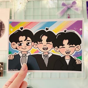 BTS Rapline art print | Namjoon, Hobi, and Yoongi | RM, j-hope, and Suga