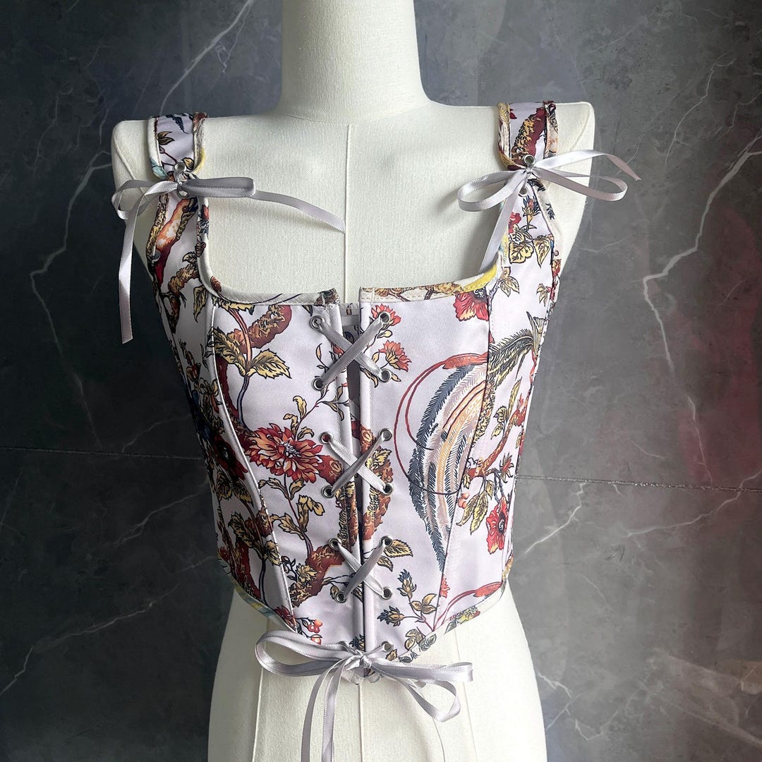 French Retro Corset Top