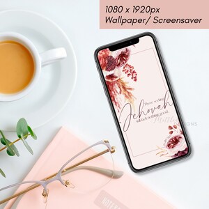 NWT Salmo 34:10 A coloro che cercano Geova non mancherà nulla di buono Screensaver, JW Yeartext Iphone/Android Wall Paper