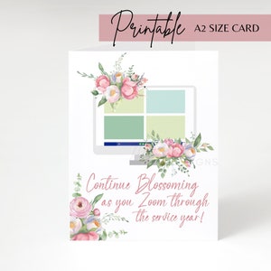 JW Pioneer Service Year Printable Greeting Card, Digital Download Greeting Card