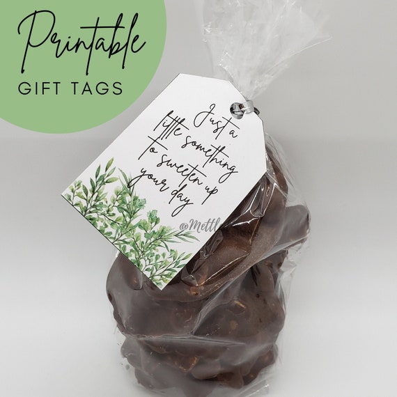 Printable Gift Tags, Instant Download Favor Tags